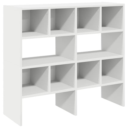 skostativer stabelbare 2 stk. 89,5x30x40 cm hvid