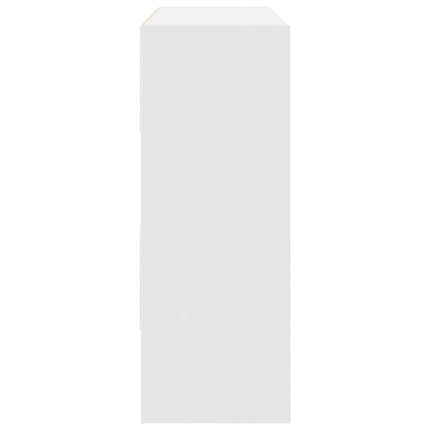 skostativer stabelbare 2 stk. 89,5x30x40 cm hvid