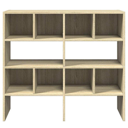 skostativer stabelbare 2 stk. 89,5x30x40 cm sonoma-eg