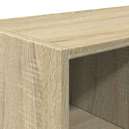 skostativer stabelbare 2 stk. 89,5x30x40 cm sonoma-eg