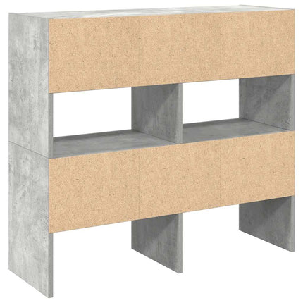 skostativer stabelbare 2 stk. 89,5x30x40 cm betongrå
