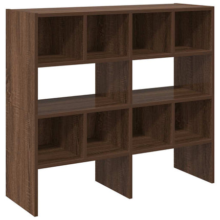 skostativer stabelbare 2 stk. 89,5x30x40 cm brun egetræsfarve