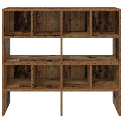 skostativer stabelbare 2 stk. 89,5x30x40 cm antikt træ