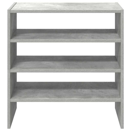 skostativer stabelbare 2 stk. 60x30x30,5 cm betongrå