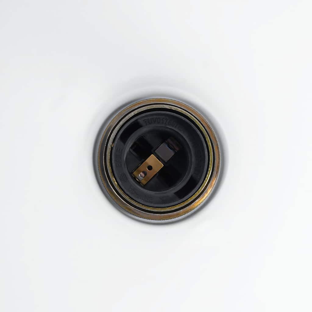 pendellampe højdejusterbar E27 Ø 22 cm metal glans gul