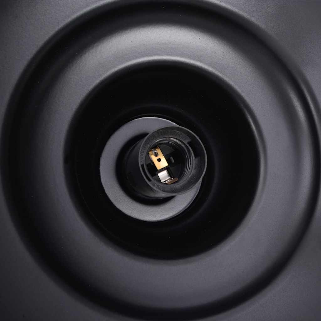 pendellampe E27 Ø 31 cm jern sort