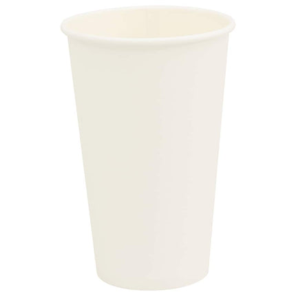 kaffekopper af papir 1000 stk. 16oz 400ml hvid