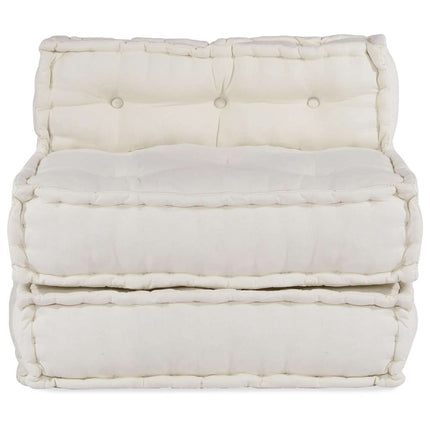 modulær sofaenhed stof 70x70x54 cremefarvet
