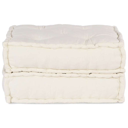 modulær sofaenhed stof 70x70x36 cremefarvet