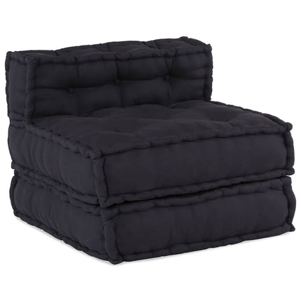 modulær sofaenhed stof 70x70x54 antracitgrå