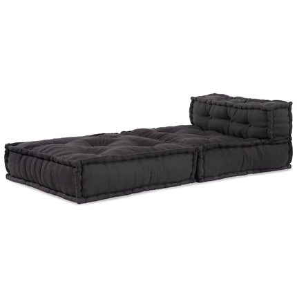 modulær sofaenhed stof 70x70x54 antracitgrå