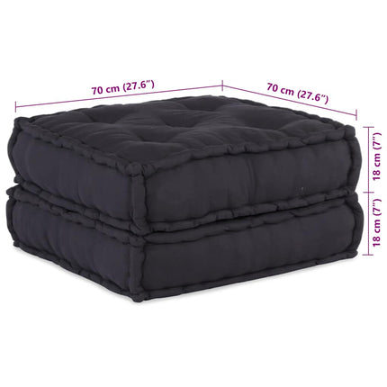 modulær sofaenhed stof 70x70x36 antracitgrå