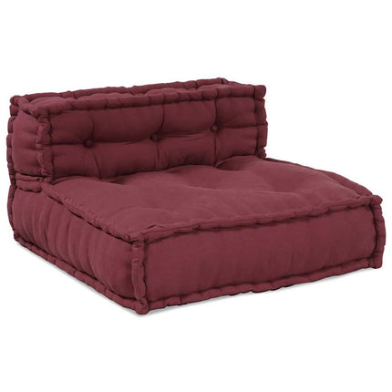 modulær sofaenhed stof 70x70x54 brunrød