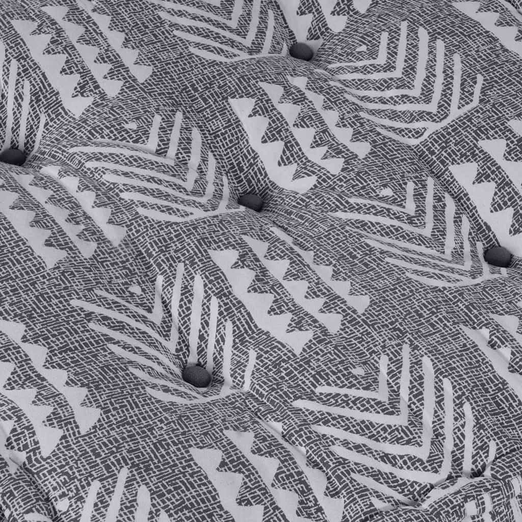 Modul Sofa Grå Print 70 x 70 x 36 cm Stof