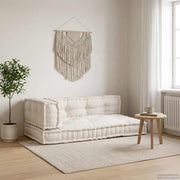 Palle Sofa Pude 3 pcs Cremefarvet 120 x 80 x 34 cm Stof