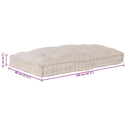 Palle Sofa Pude Cremefarvet 120 x 80 x 12 cm Stof