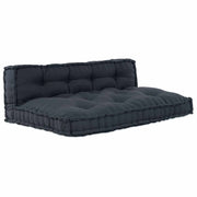 Sofa pude 2 pcs Antracit Stof