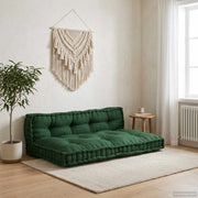 Palle Sofa Pude 2 pcs Grøn 120 x 80 x 38 cm Stof