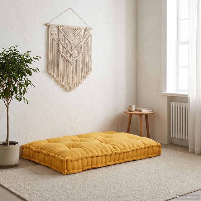 Palle Sofa Pude Gul 120 x 80 x 12 cm Stof