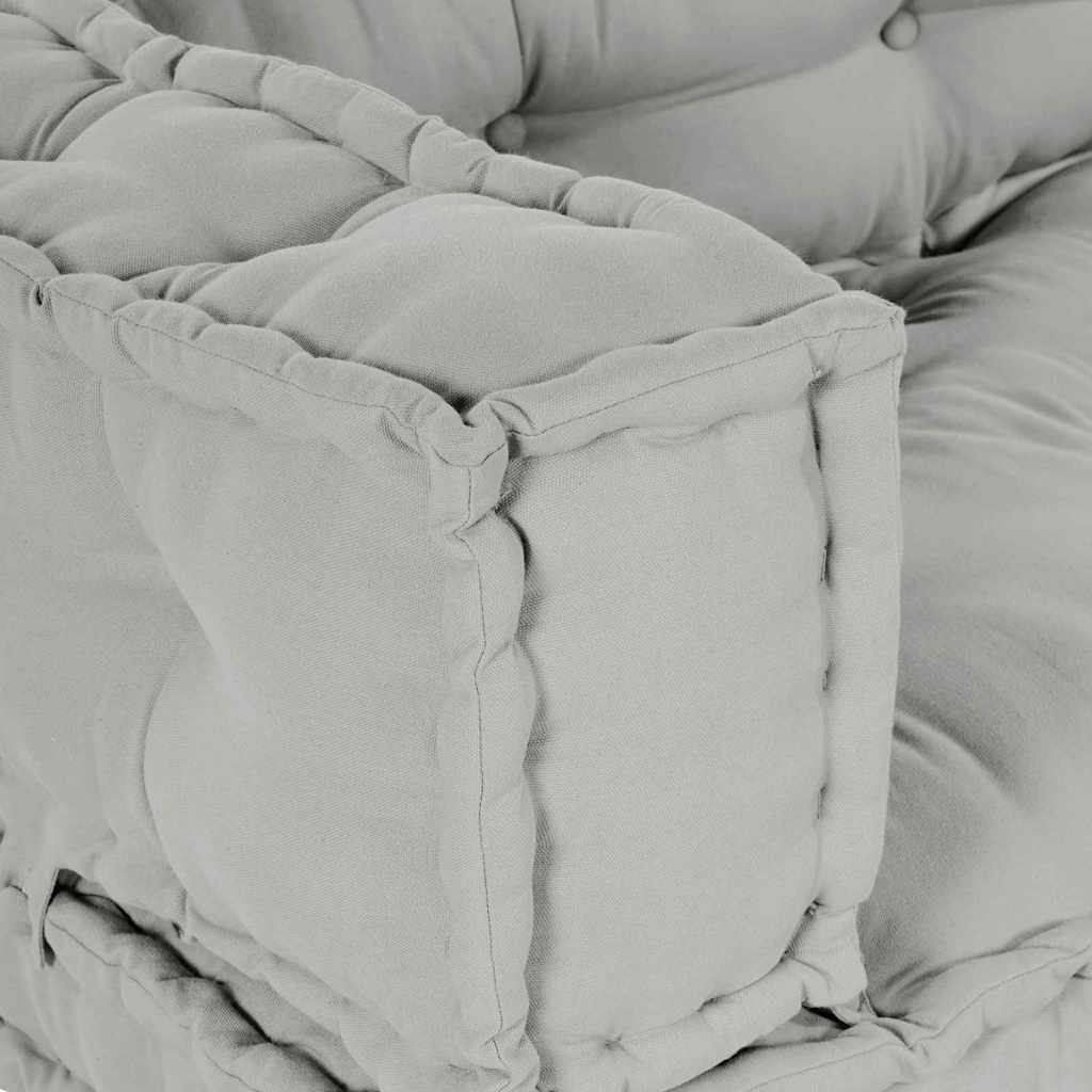 Sofa pude 3 pcs Grå Stof