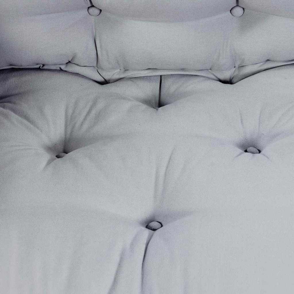 Sofa pude Grå 120 x 80 x 12 cm Stof