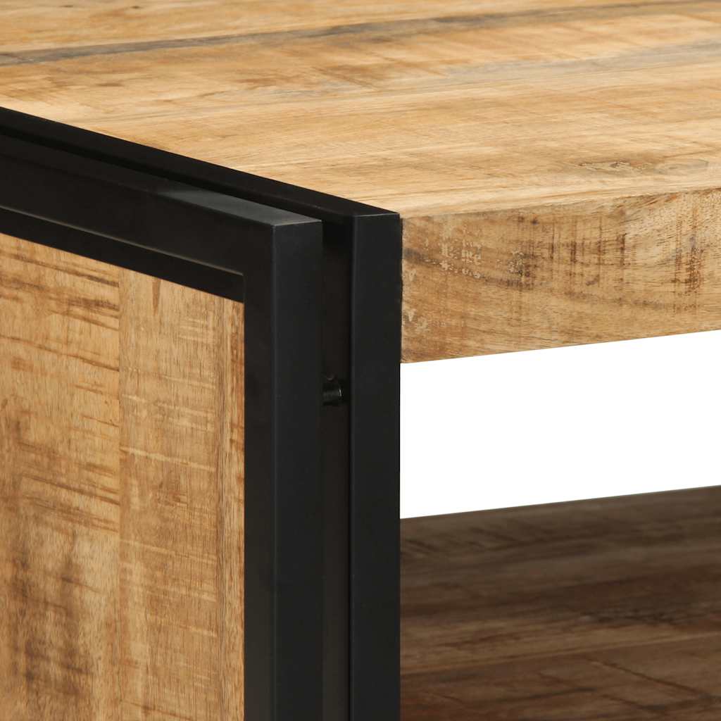 sofabord 70x50x38 cm massivt ru mangotræ