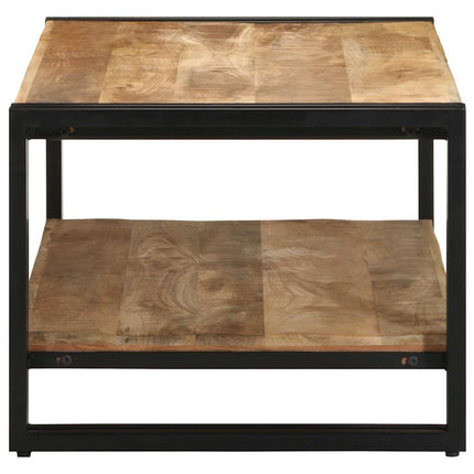 sofabord 90x50x38 cm massivt ru mangotræ