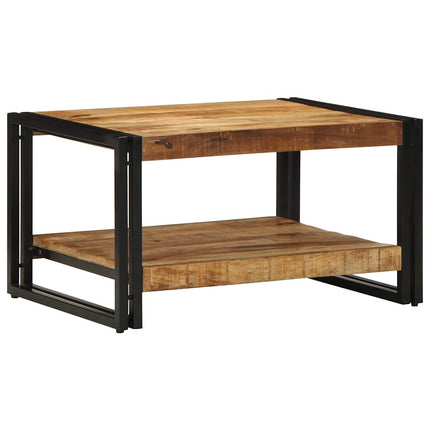 sofabord 70x50x38 cm massivt ru mangotræ