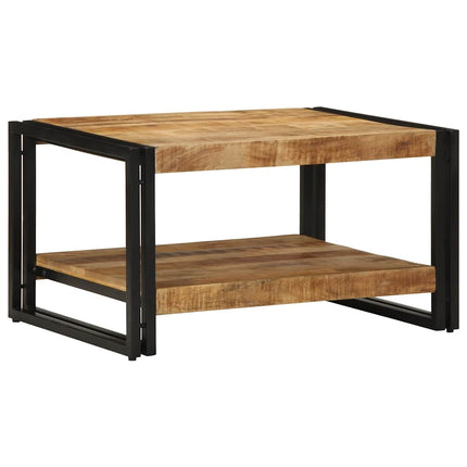sofabord 70x50x38 cm massivt ru mangotræ