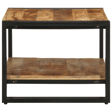 sofabord 70x50x38 cm massivt ru mangotræ