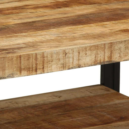 sofabord 70x50x38 cm massivt ru mangotræ