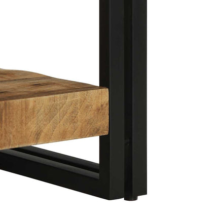 sofabord 50x50x38 cm massivt ru mangotræ