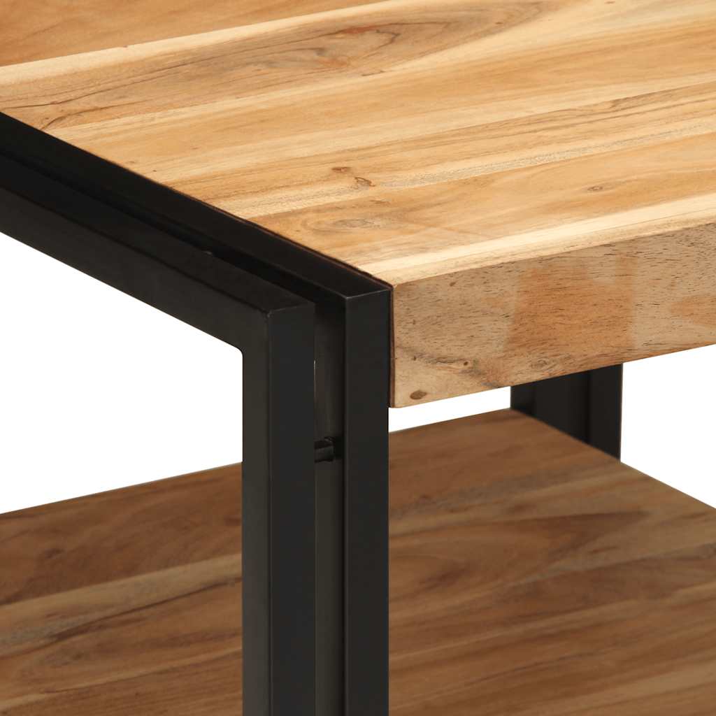 sofabord 50x50x38 cm massivt akacietræ