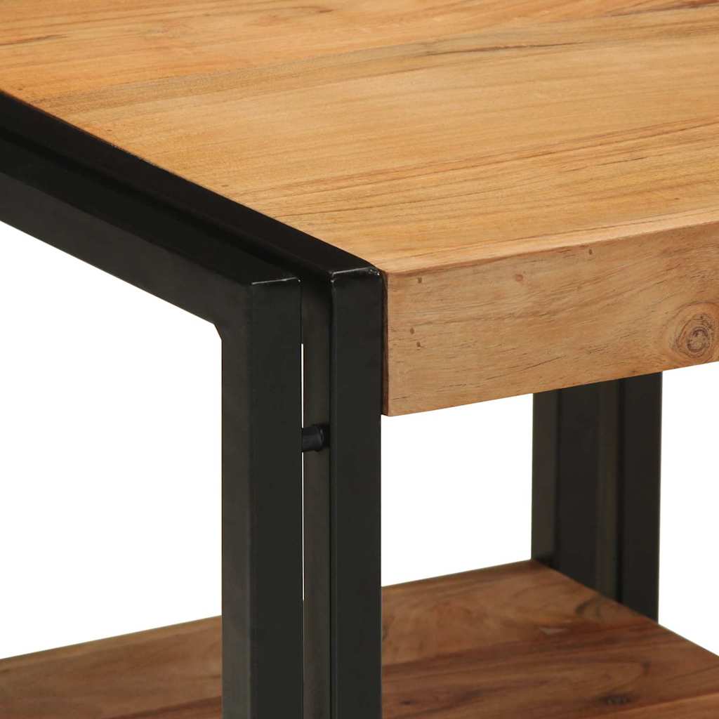 Sofabord Brun 40 x 40 x 38 cm Massivt akacietræ