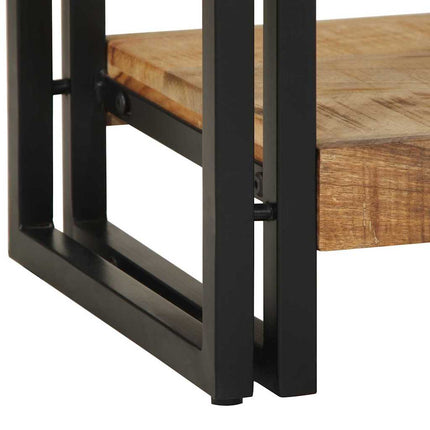 Konsolbord med skuffe Brun 120 x 33 x 75 cm Massivt mangotræ