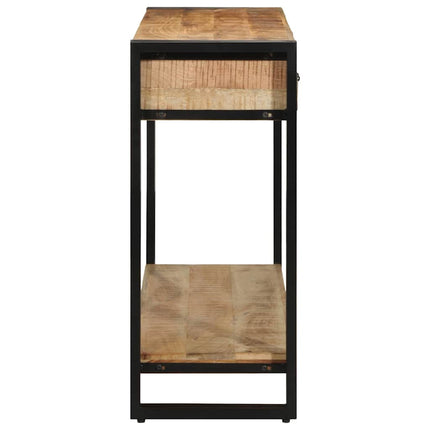 Konsolbord med skuffe Brun 120 x 33 x 75 cm Massivt mangotræ
