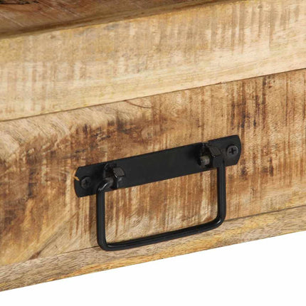 Konsolbord med skuffe Brun 90 x 33 x 75 cm Massivt mangotræ