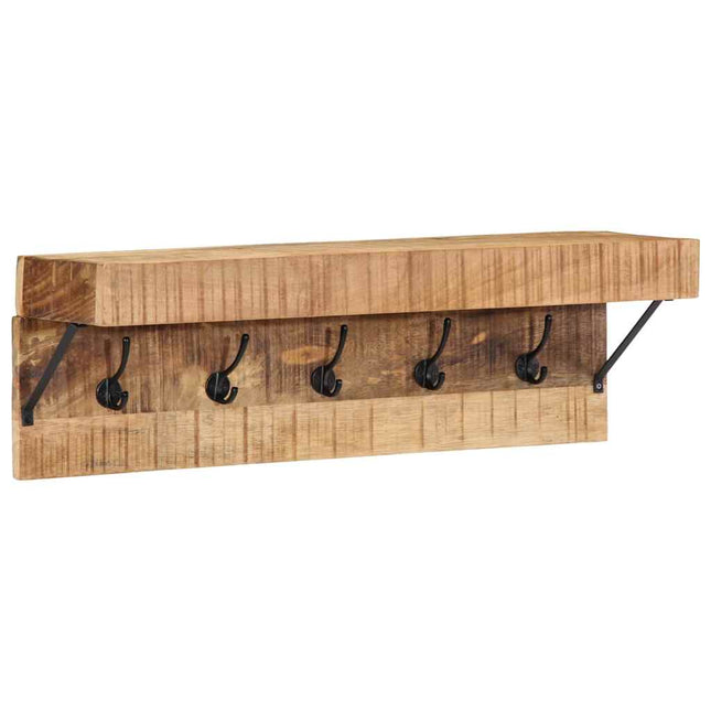 Jakkeholder Vægmonteret Brun 73 x 19 x 23 cm Massivt mangotræ