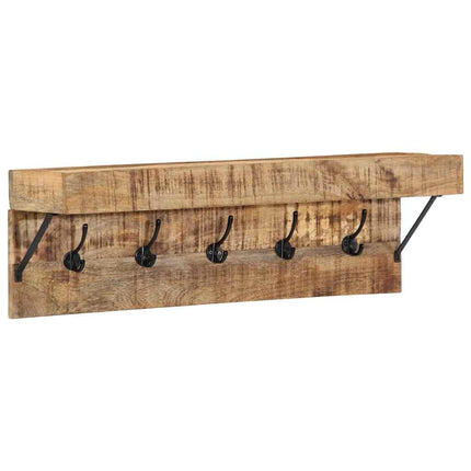 Jakkeholder Vægmonteret Brun 73 x 19 x 23 cm Massivt mangotræ