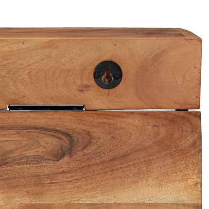 Jakkeholder Vægmonteret Brun 73 x 19 x 23 cm Massivt akacietræ