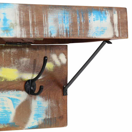 Jakkeholder Flerfarvet 73 x 19 x 23 cm Massivt genbrugstræ
