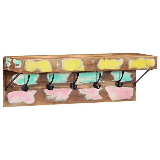 Jakkeholder Flerfarvet 73 x 19 x 23 cm Massivt genbrugstræ