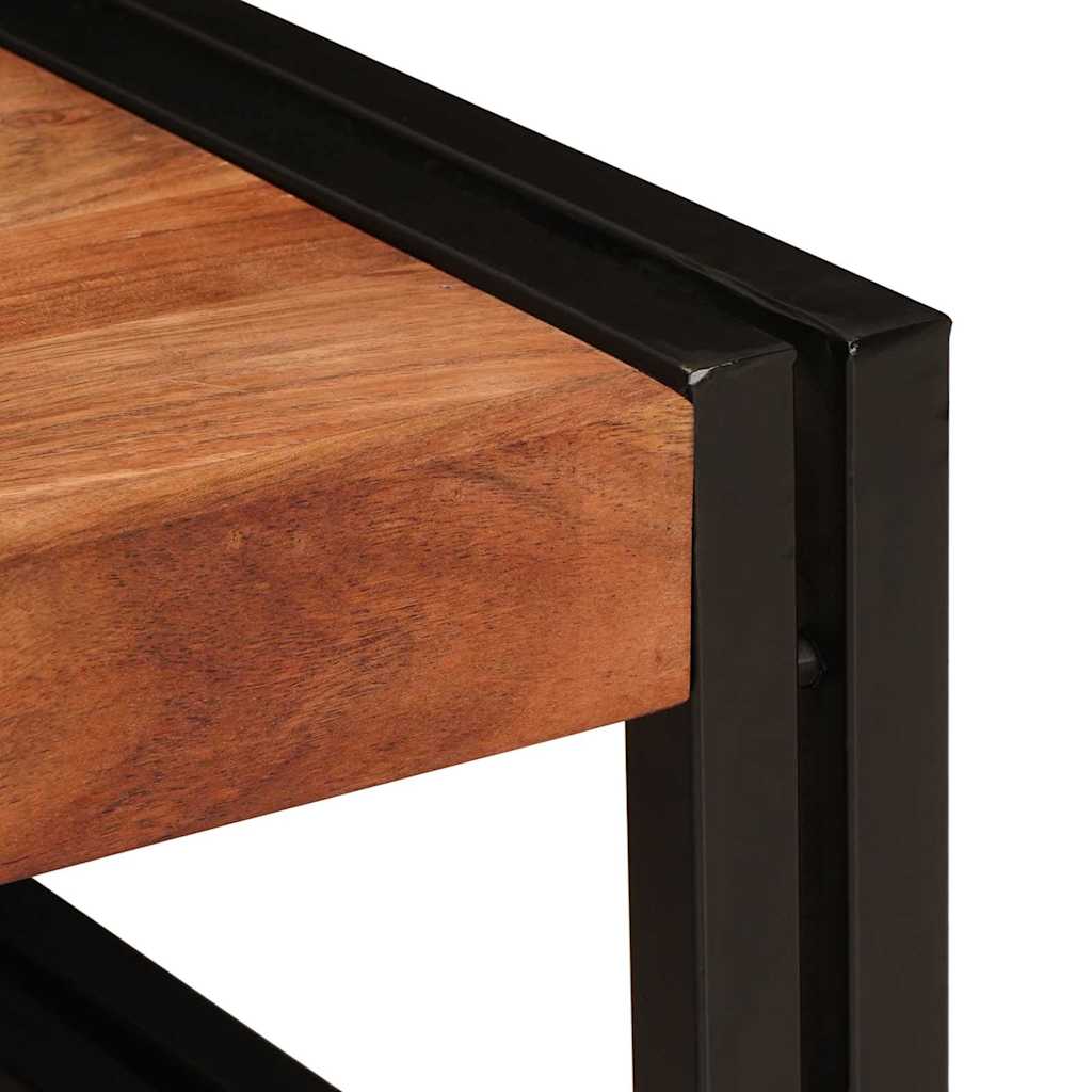 Badeværelseshylde 40 x 50 x 23 cm Massivt mangotræ og jern