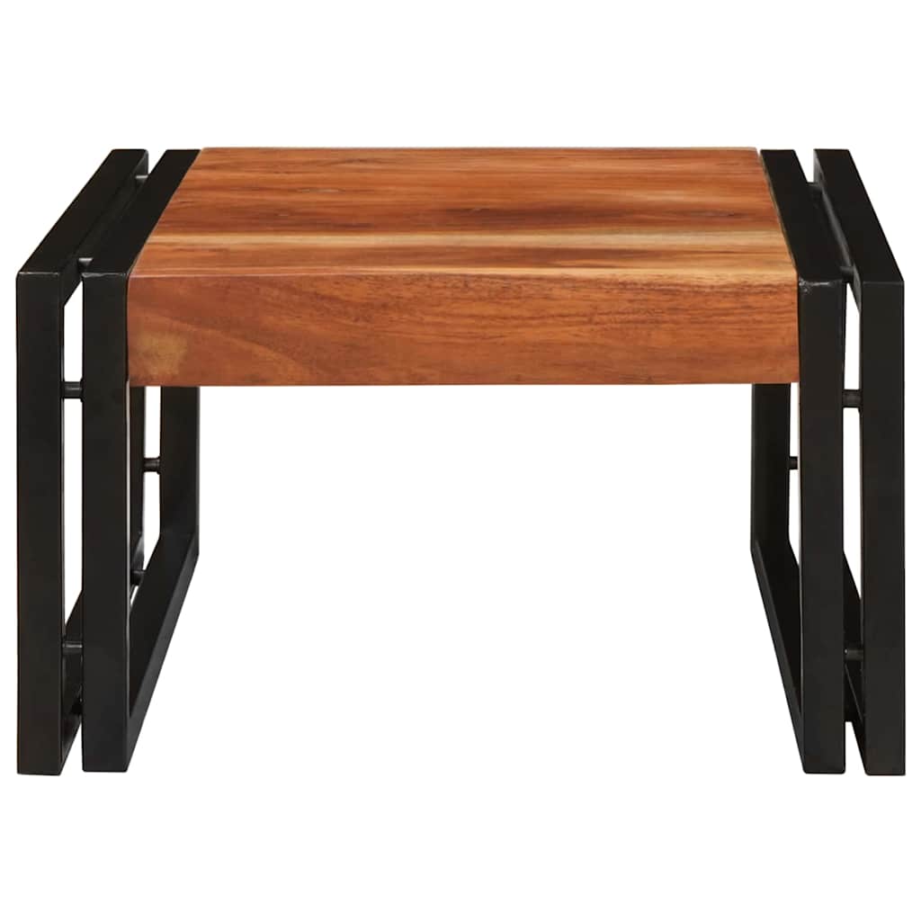 Badeværelseshylde 40 x 50 x 23 cm Massivt mangotræ og jern