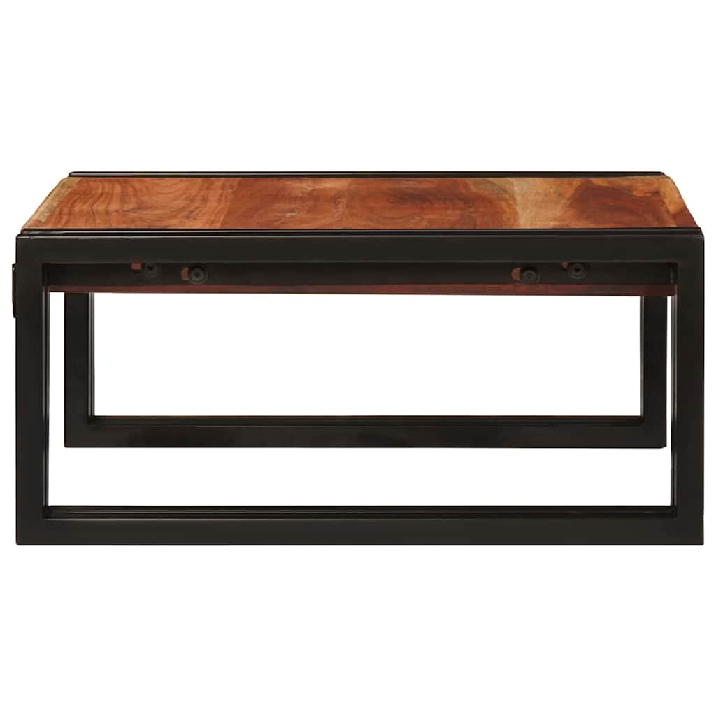 Badeværelseshylde 40 x 50 x 23 cm Massivt mangotræ og jern