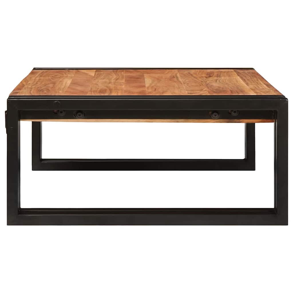 Badeværelseshylde 65 x 50 x 23 cm Massivt mangotræ og jern