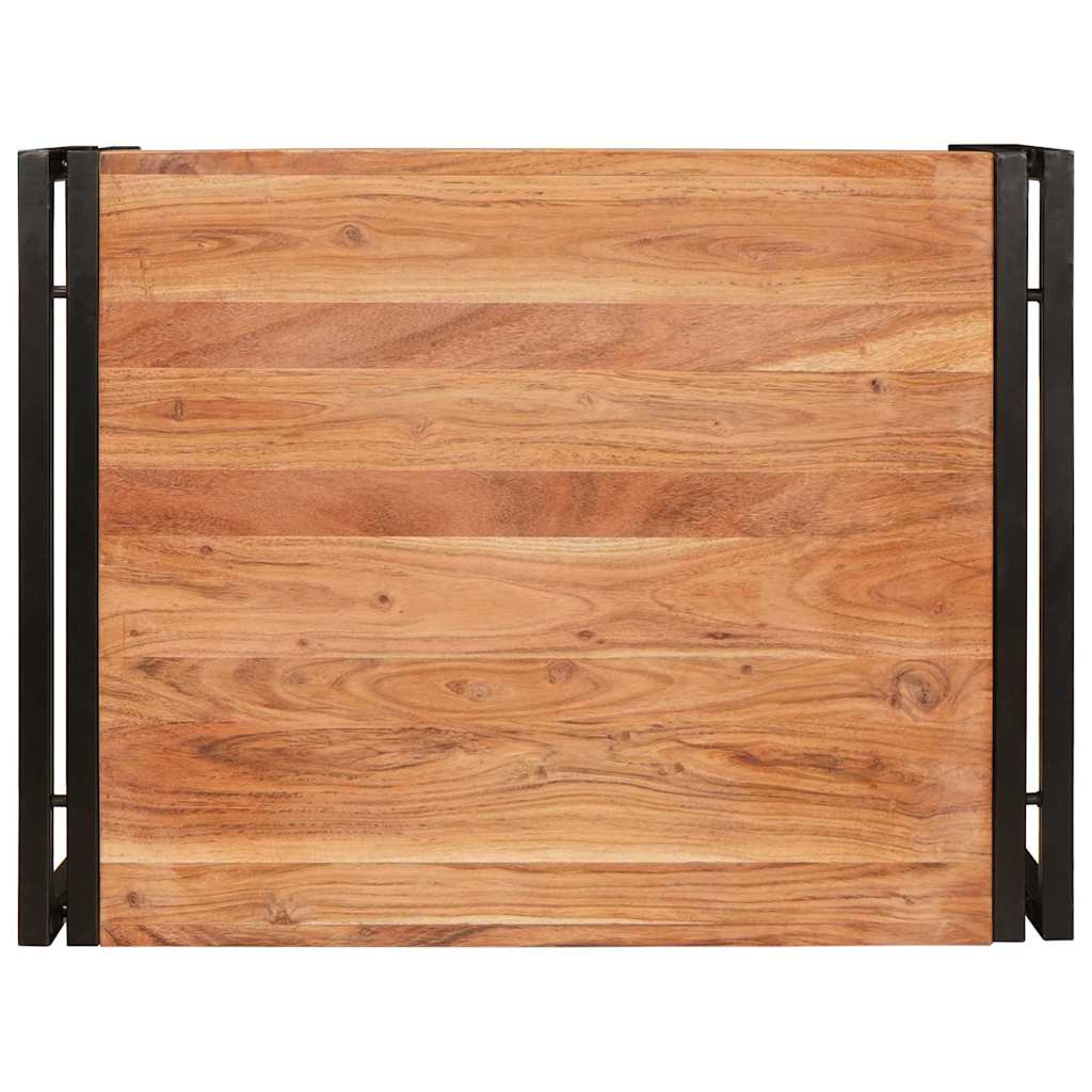 Badeværelseshylde 65 x 50 x 23 cm Massivt mangotræ og jern