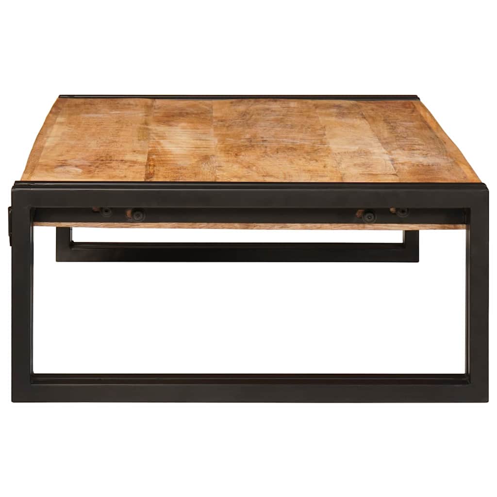 Badeværelseshylde 80 x 50 x 23 cm Massivt mangotræ og jern