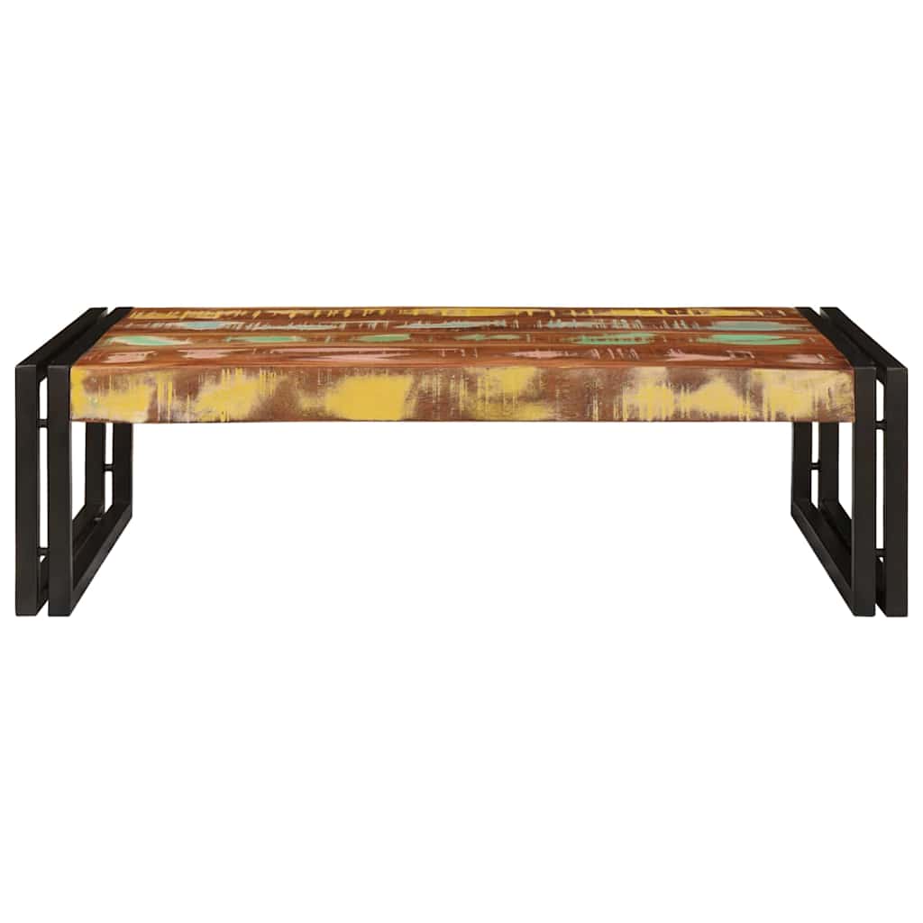 Badeværelseshylde 80 x 50 x 23 cm Massivt mangotræ og jern