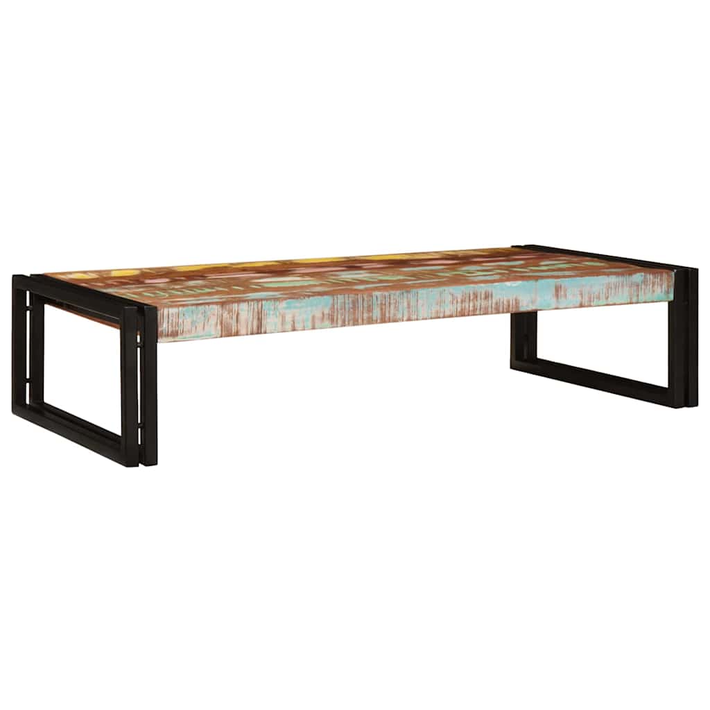 Badeværelseshylde 100 x 50 x 23 cm Massivt mangotræ og jern